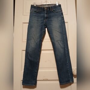 Lee Straight Taper Jeans Men’s 32x34 Blue Stretch Denim Classic Fit Pants